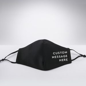 custom message cotton mask