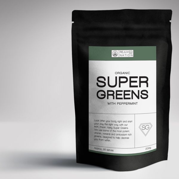 supergreens with peppermint